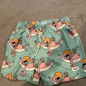 Duvin Mens Medium Hotel Mingo Swim Trunks